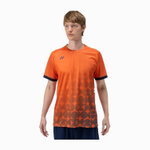 Yonex Sport-Tshirt Practice Print 16746 (100% Polyester) 2025 orange Herren